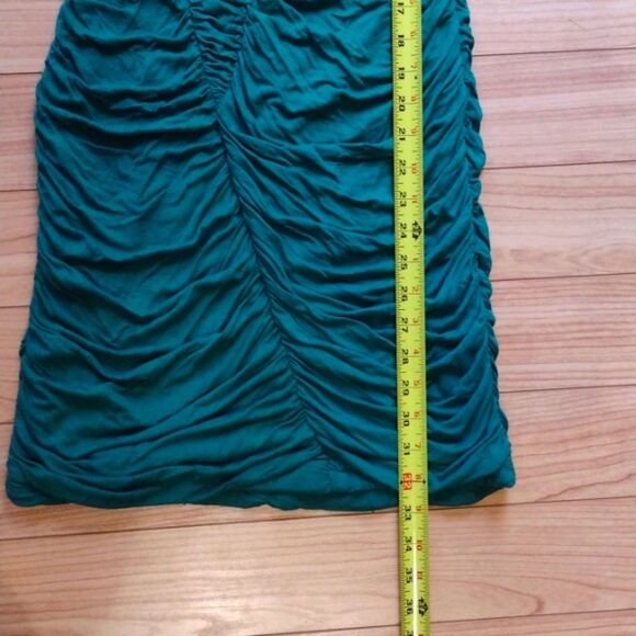 Snap Sleeveless Teal Bodycon Dress Size Medium - Picture 7 of 9